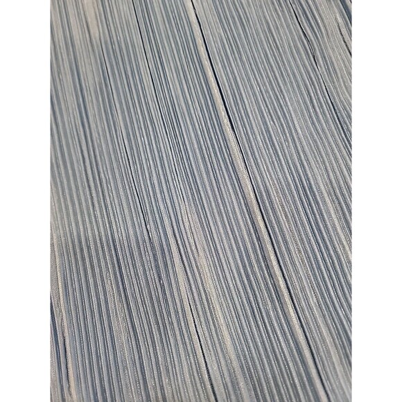 Christopher & Banks Womens Sleeveless Tiered Blue Metallic Tank Top Size Med - Picture 2 of 11